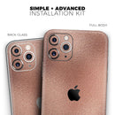 Rose Gold Digital Foiled Surface V1 - Protective Skin Wrap & Decal – Compatible with iPhone SE to iPhone 17 Pro Max (All Models)