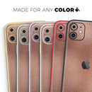 Rose Gold Digital Foiled Surface V1 - Protective Skin Wrap & Decal – Compatible with iPhone SE to iPhone 17 Pro Max (All Models)