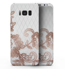 Rose Gold Lace Pattern 10 - Samsung Galaxy S8 Full-Body Skin Kit
