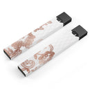 Rose Gold Lace Pattern 10 - Premium Decal Protective Skin-Wrap Sticker compatible with the Juul Labs vaping device