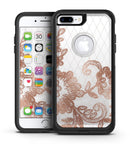 Rose Gold Lace Pattern 10 - iPhone 7 or 7 Plus Commuter Case Skin Kit