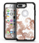 Rose Gold Lace Pattern 10 - iPhone 7 Plus/8 Plus OtterBox Case & Skin Kits