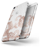 Rose Gold Lace Pattern 10 - Skin-kit for the iPhone 8 or 8 Plus