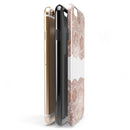 Rose Gold Lace Pattern 11 iPhone 6/6s or 6/6s Plus 2-Piece Hybrid INK-Fuzed Case