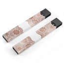 Rose Gold Lace Pattern 11 - Premium Decal Protective Skin-Wrap Sticker compatible with the Juul Labs vaping device