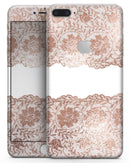 Rose Gold Lace Pattern 11 - Skin-kit for the iPhone 8 or 8 Plus