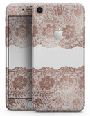 Rose Gold Lace Pattern 11 - Skin-kit for the iPhone 8 or 8 Plus