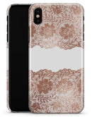 Rose Gold Lace Pattern 11 - iPhone X Clipit Case