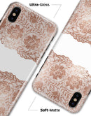 Rose Gold Lace Pattern 11 - iPhone X Clipit Case