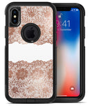 Rose Gold Lace Pattern 11 - iPhone X OtterBox Case & Skin Kits