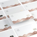 Rose Gold Lace Pattern 12 - Premium Protective Decal Skin-Kit for the Apple Credit Card
