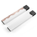 Rose Gold Lace Pattern 12 - Premium Decal Protective Skin-Wrap Sticker compatible with the Juul Labs vaping device
