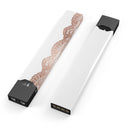 Rose Gold Lace Pattern 12 - Premium Decal Protective Skin-Wrap Sticker compatible with the Juul Labs vaping device
