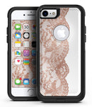 Rose Gold Lace Pattern 12 - iPhone 7 or 8 OtterBox Case & Skin Kits