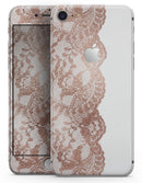 Rose Gold Lace Pattern 12 - Skin-kit for the iPhone 8 or 8 Plus