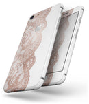 Rose Gold Lace Pattern 12 - Skin-kit for the iPhone 8 or 8 Plus
