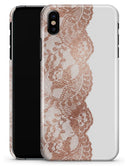 Rose Gold Lace Pattern 12 - iPhone X Clipit Case