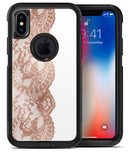 Rose Gold Lace Pattern 12 - iPhone X OtterBox Case & Skin Kits