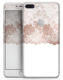 Rose Gold Lace Pattern 13 - Skin-kit for the iPhone 8 or 8 Plus