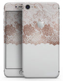 Rose Gold Lace Pattern 13 - Skin-kit for the iPhone 8 or 8 Plus
