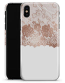 Rose Gold Lace Pattern 13 - iPhone X Clipit Case