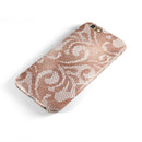 Rose Gold Lace Pattern 14 iPhone 6/6s or 6/6s Plus 2-Piece Hybrid INK-Fuzed Case