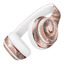 Rose Gold Lace Pattern 14 Full-Body Skin Kit for the Beats by Dre Solo 3 Wireless Headphones