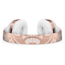 Rose Gold Lace Pattern 14 Full-Body Skin Kit for the Beats by Dre Solo 3 Wireless Headphones