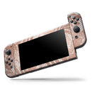 Rose Gold Lace Pattern 14 // Skin Decal Wrap Kit for Nintendo Switch Console & Dock, Joy-Cons, Pro Controller, Lite, 3DS XL, 2DS XL, DSi, or Wii - Vinyl Skin Wrap for Nintendo Switch 2, OLED, Lite, Pro Controller, Wii & Classic Handhelds