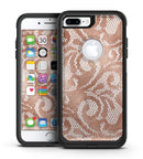 Rose Gold Lace Pattern 14 - iPhone 7 or 7 Plus Commuter Case Skin Kit