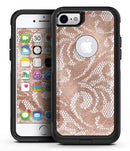 Rose Gold Lace Pattern 14 - iPhone 7 or 8 OtterBox Case & Skin Kits