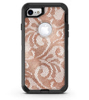 Rose Gold Lace Pattern 14 - iPhone 7 or 8 OtterBox Case & Skin Kits