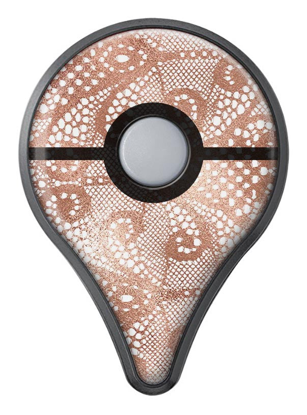 Rose Gold Lace Pattern 1 Pokémon GO Plus Vinyl Protective Decal Skin Kit