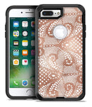 Rose Gold Lace Pattern 1 - iPhone 7 Plus/8 Plus OtterBox Case & Skin Kits
