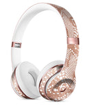 Rose Gold Lace Pattern 1 Full-Body Skin Kit for the Beats by Dre Solo 3 Wireless Headphones