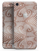 Rose Gold Lace Pattern 1 - Skin-kit for the iPhone 8 or 8 Plus