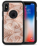 Rose Gold Lace Pattern 1 - iPhone X OtterBox Case & Skin Kits