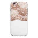 Rose Gold Lace Pattern 2 iPhone 6/6s or 6/6s Plus 2-Piece Hybrid INK-Fuzed Case