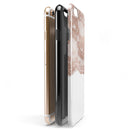 Rose Gold Lace Pattern 2 iPhone 6/6s or 6/6s Plus 2-Piece Hybrid INK-Fuzed Case