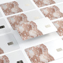 Rose Gold Lace Pattern 2 - Premium Protective Decal Skin-Kit for the Apple Credit Card