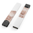 Rose Gold Lace Pattern 2 - Premium Decal Protective Skin-Wrap Sticker compatible with the Juul Labs vaping device