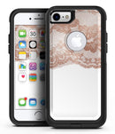 Rose Gold Lace Pattern 2 - iPhone 7 or 8 OtterBox Case & Skin Kits