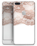 Rose Gold Lace Pattern 2 - Skin-kit for the iPhone 8 or 8 Plus