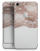 Rose Gold Lace Pattern 2 - Skin-kit for the iPhone 8 or 8 Plus