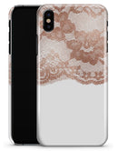 Rose Gold Lace Pattern 2 - iPhone X Clipit Case