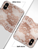 Rose Gold Lace Pattern 2 - iPhone X Clipit Case
