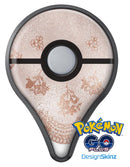 Rose Gold Lace Pattern 3 Pokémon GO Plus Vinyl Protective Decal Skin Kit