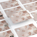 Rose Gold Lace Pattern 3 - Premium Protective Decal Skin-Kit for the Apple Credit Card