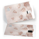 Rose Gold Lace Pattern 3 - Premium Protective Decal Skin-Kit for the Apple Credit Card