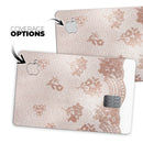 Rose Gold Lace Pattern 3 - Premium Protective Decal Skin-Kit for the Apple Credit Card